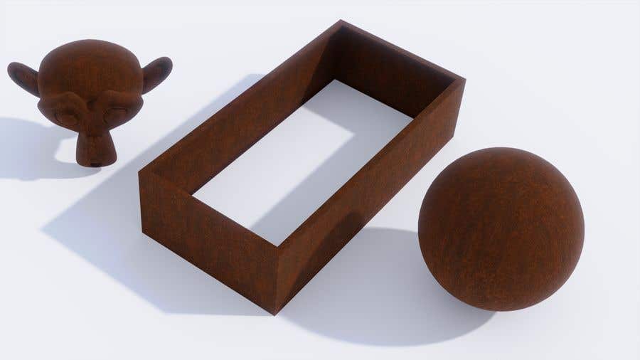Bài tham dự cuộc thi #8 cho                                                 Blender template for rendering planters of corten steel
                                            