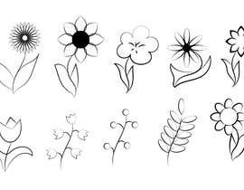 #12 for Hand drawn (line) doodles of Flowers, Leaves and Shurbs by Rubin22