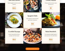 #33 para Create UI and graphics for a web site of a restaurant de Arifahamed4856