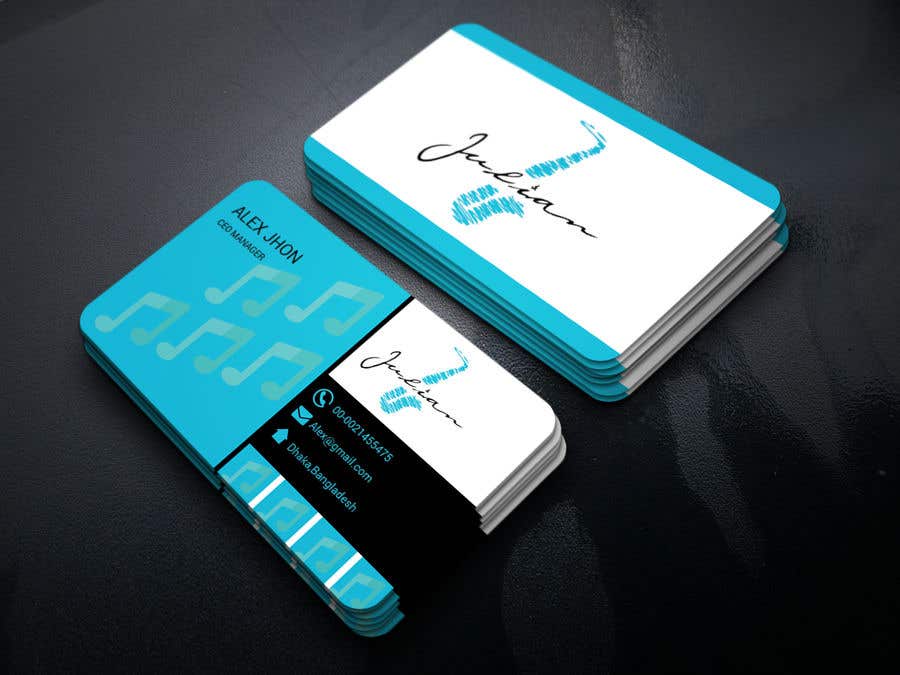 Contest Entry #390 for                                                 Design business cards for musician - Saxophone - Logo available
                                            