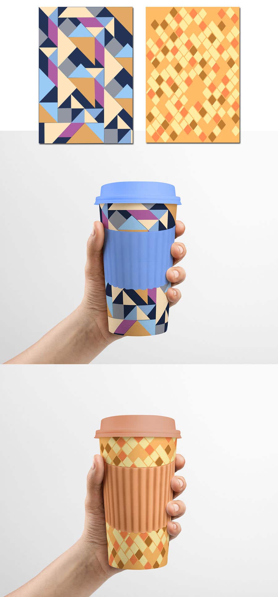 Participación en el concurso Nro.18 para                                                 I need two designs for a reusable coffe mug
                                            