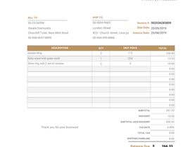 #40 para Create a Branded Excel Invoice for a Jewellery Company de shahil605