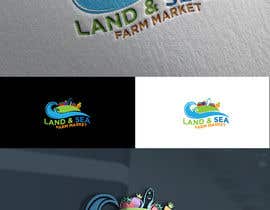 #155 for Land &amp; Sea Farm Market Logo by ashraf1997