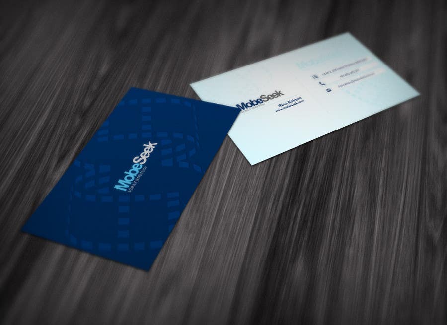 ผลงานการประกวด #132 สำหรับ                                                 Business Card Design for MobeSeek
                                            