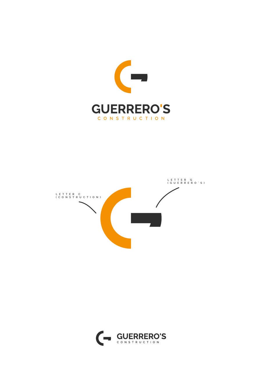 Konkurrenceindlæg #258 for                                                 Guerrero's Construction, logo Design
                                            