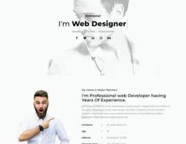#14 cho Build me a one page responsive personal website bởi Nahid770