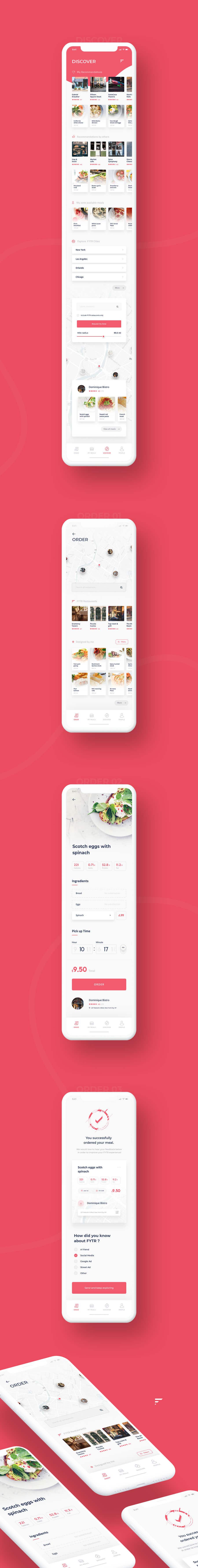 Participación en el concurso Nro.20 para                                                 Build a mobile UI for online food ordering app
                                            