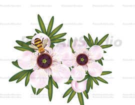 #8 para Graphic Illustration of Manuka Flower With a Honey Bee on it de Shtofff