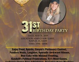 nº 40 pour Ashley is a Birthday Beast 31st Birthday Party Flyer par anggiee96 
