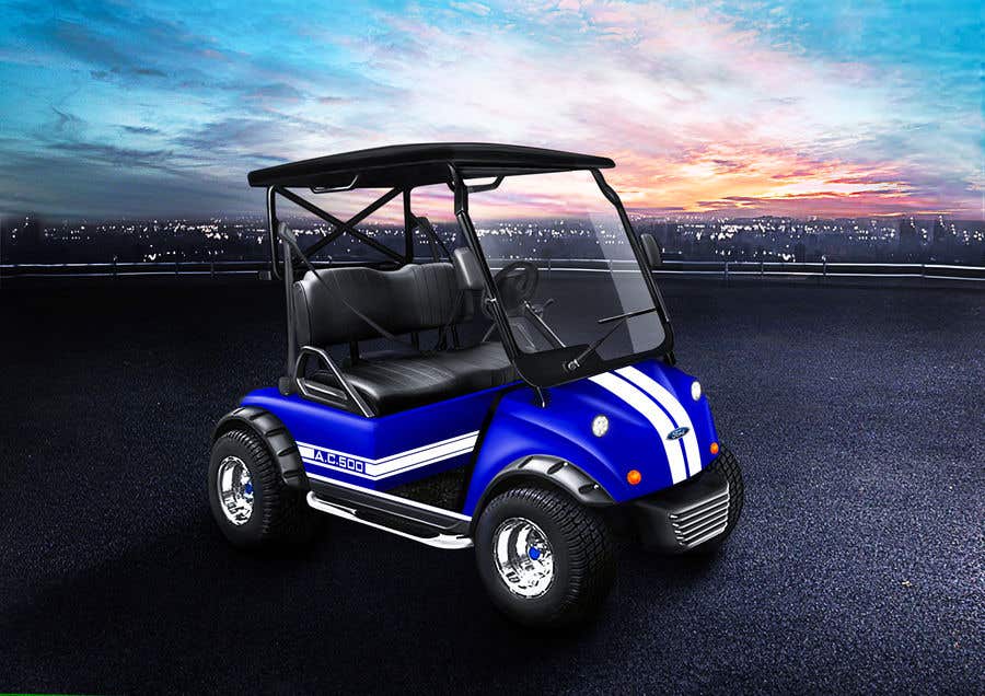 Contest Entry #9 for                                                 Photoshop attractive LED headlights onto golf cart
                                            