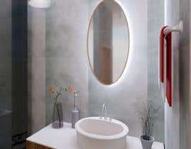 nº 42 pour Design a bathroom Layout/ rendering par nouralhusban 
