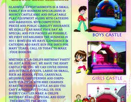 #4 for Design a Flyer for A Bouncy Castle Hire Company af alimurtaza642