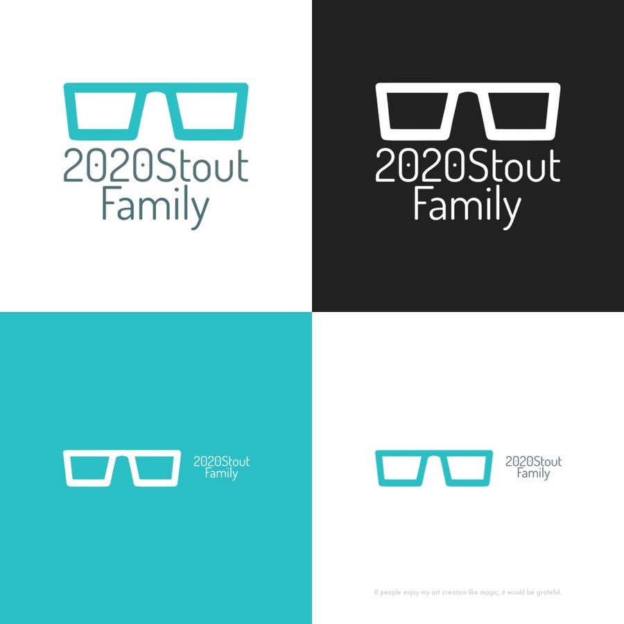 Konkurrenceindlæg #20 for                                                 I’m looking for a family reunion logo that will take place in 2020. So something with 2020, a perfect vision, maybe with glasses, and the family name: Stout 
                                            