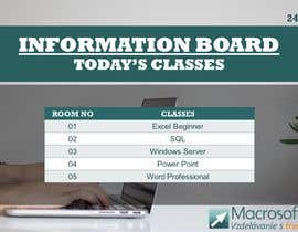 #9 za Information board for courses od imfarrukh47