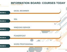#47 dla Information board for courses przez CTMCUHEMWA