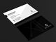 Wettbewerbs Eintrag #37 Vorschaubild für                                                     Redesign business cards in modern, clean look in black & white or gold & white
                                                