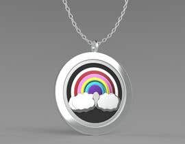 #19 za Stainless Steel Jewelry Designs - Rainbow / Clouds Oil Diffuser Locket od kundankp8