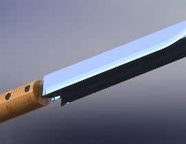 Číslo 15 pro uživatele Design a long bread knife similar to the attachments with 3 blades (to cut 3 pieces of bread at the same time) with 1/2” space in between each blade. The handle should be wooden. od uživatele KARTHIKGOBI