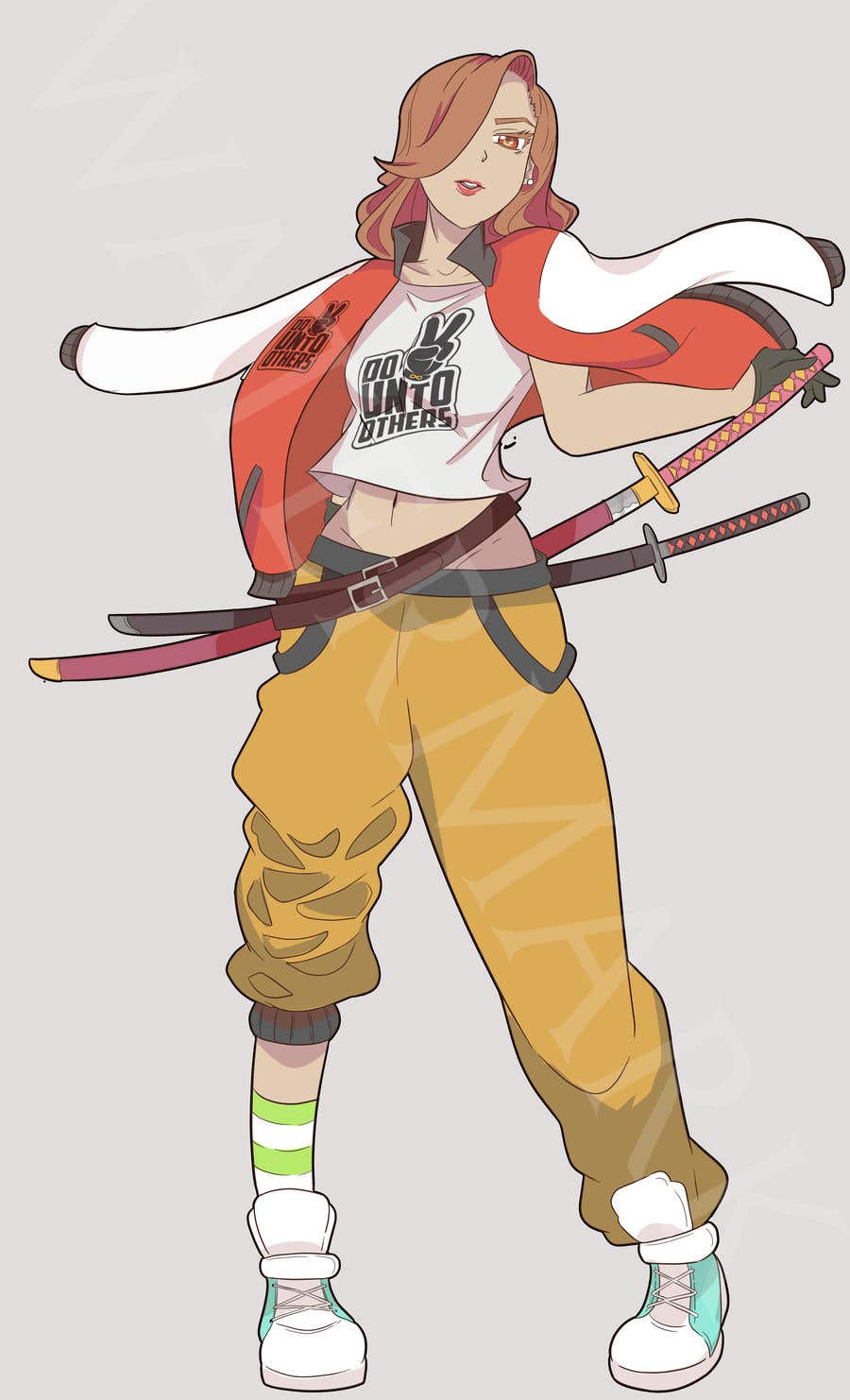 Anime Girl Martial Artist