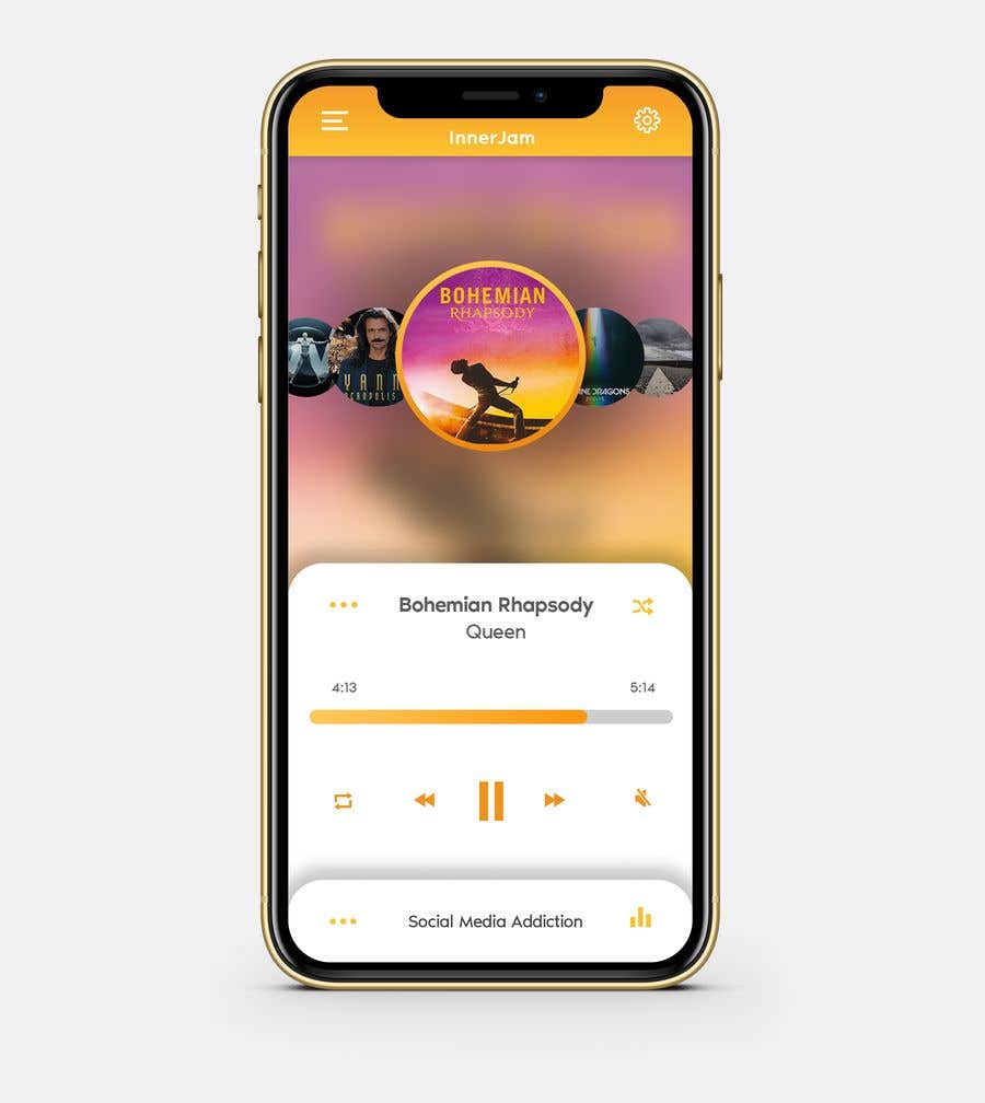 Contest Entry #54 for                                                 InnerJam Mobile App Needs a Launch Screen and a Music Player Screen Designed!
                                            