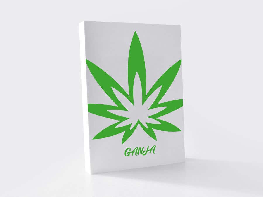 Contest Entry #14 for                                                 Create a novel weed themed cover image: Draw/create a novel marijuana themed image, which incorporates the word "Ganja"
                                            