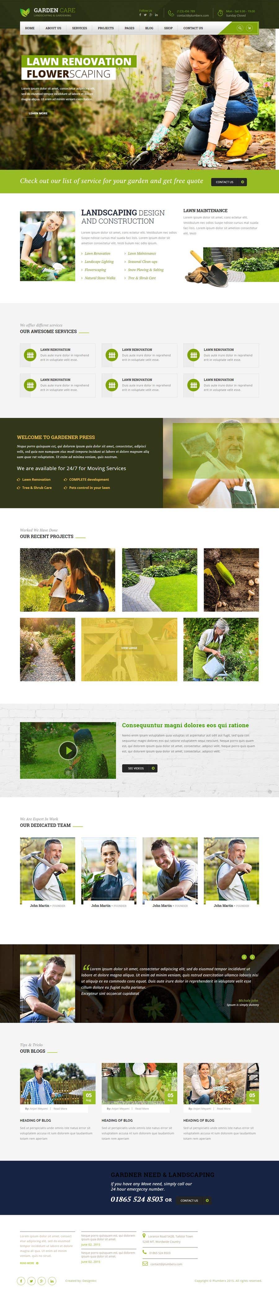 Contest Entry #5 for                                                 Residential and Commercial landscape Management company requires website to be built
                                            