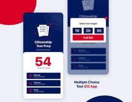 #23 UI Design for Multiple Choice Test iOS App részére adarshdk által