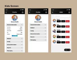 #13 pёr Daycare Mobile App Design (only some screens) nga yuliabintani