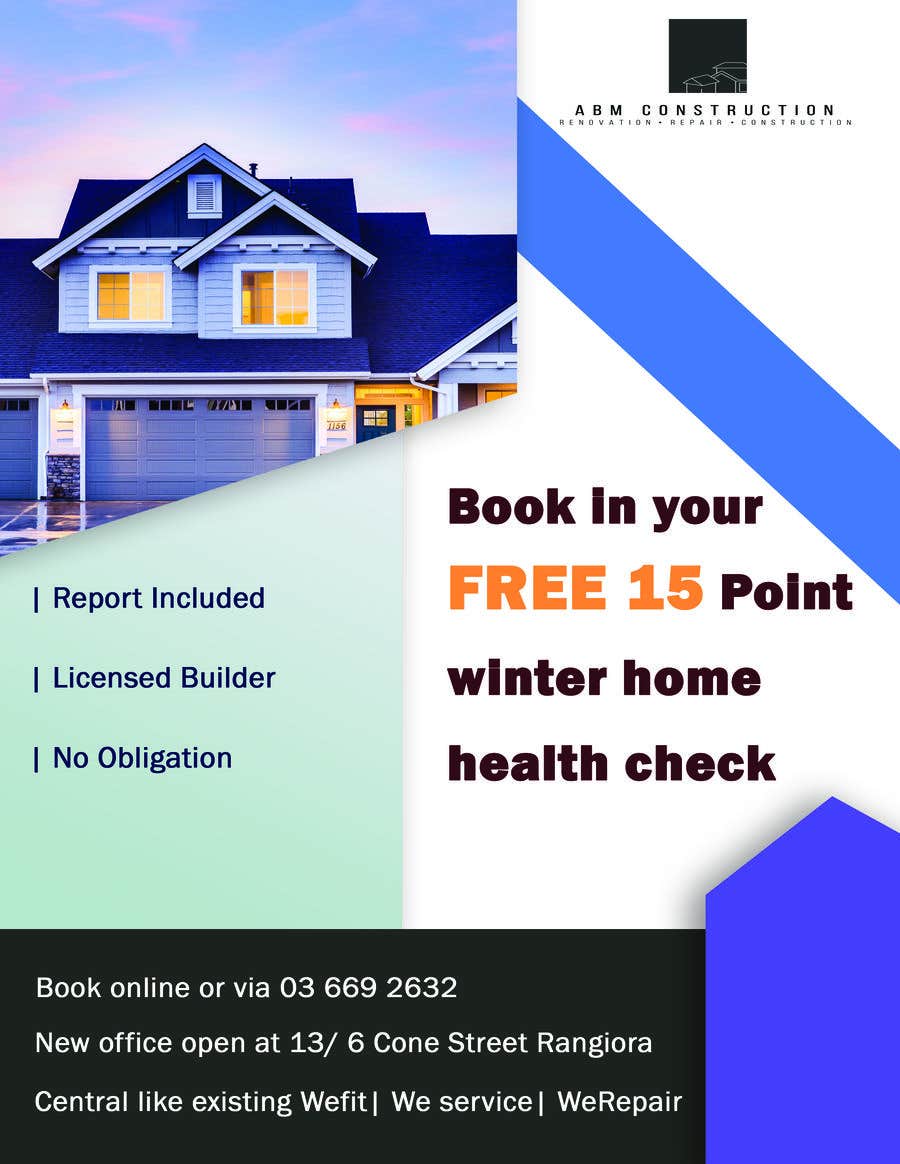 Contest Entry #23 for                                                 Flyer for winter house check
                                            