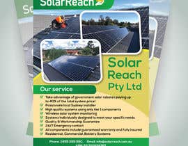 RABIN52 tarafından Design me a single page back &amp; front advertisement pamphlet for my solar installation company için no 94