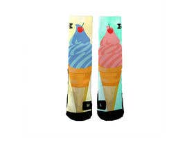 #12 for need someone to create graphic for sock (ice cream sunday) by yaninaamira