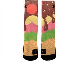 #5 for need someone to create graphic for sock (ice cream sunday) by mene99