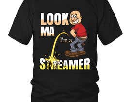 #34 ， T shirt Design for Game Streaming or live streaming in general 来自 amit1sadukha