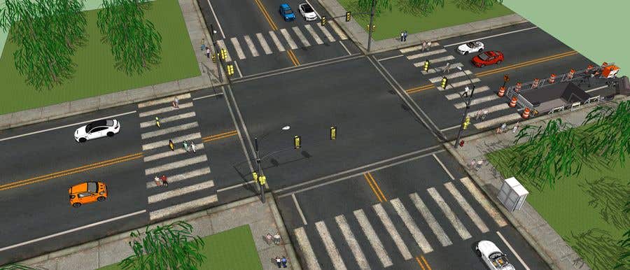 Contest Entry #31 for                                                 Graphic Design of a road way and people crossing the road
                                            