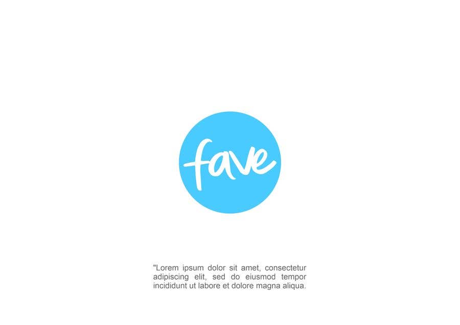 Kilpailutyö #459 kilpailussa                                                 Design a 4 Letter Logo + Social Media Icons for "FAVE"
                                            