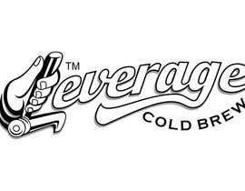 #247 pёr &quot;Leverage&quot; draft Cold Brew Coffee on tap! Logo and Wordmark nga reddmac