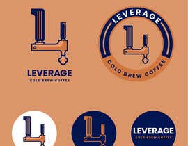 #221 pёr &quot;Leverage&quot; draft Cold Brew Coffee on tap! Logo and Wordmark nga josemb49