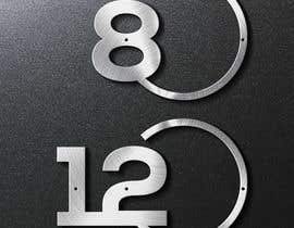 #30 for Design big numbers (CAD) to be made in metal by lianna84