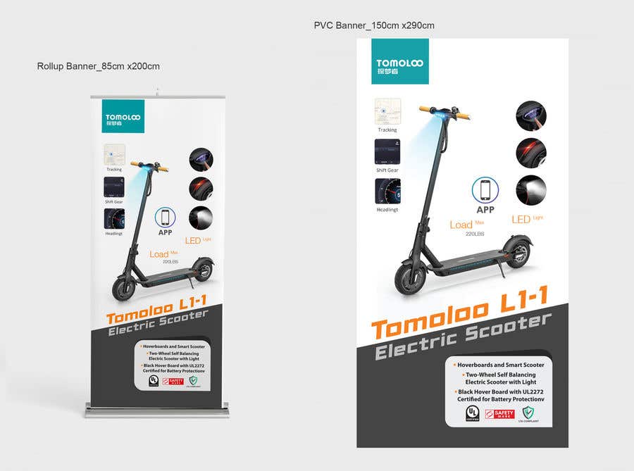 Contest Entry #110 for                                                 URGENT! HELP! Need Design 2 Banners for Electric Scooter
                                            