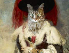 #51 ， Photoshop a cat&#039;s head into a painting 来自 eudelia