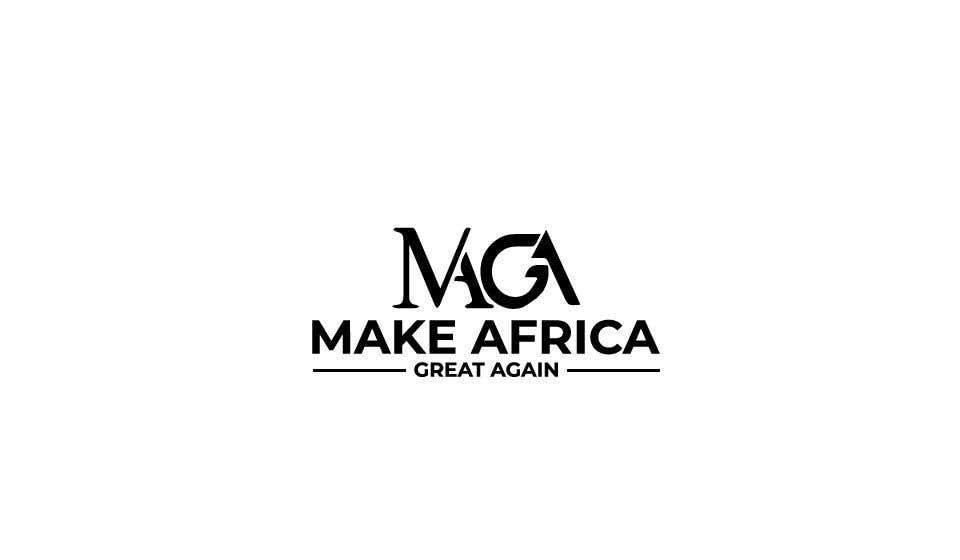 Penyertaan Peraduan #3 untuk                                                 Make Africa Great Again (MAGA) - Logo Graphic Design
                                            