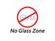 Miniatura da Inscrição nº 6 do Concurso para                                                     Logo Design for NO Glass Zone
                                                
