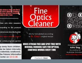 #11 for Design a template label for optical cleaning fluid by yunitasarike1
