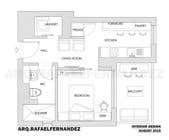 #60 untuk Please take a look on attached floor plan. We are looking for a way to move from 1 to 2 room flat oleh arqfernandezr