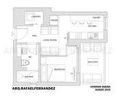 #63 untuk Please take a look on attached floor plan. We are looking for a way to move from 1 to 2 room flat oleh arqfernandezr