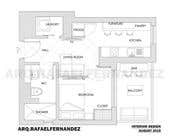 #82 untuk Please take a look on attached floor plan. We are looking for a way to move from 1 to 2 room flat oleh arqfernandezr