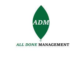 #31 para ALL DONE MANAGEMENT Logo for Invoice and business card de Graphicer69