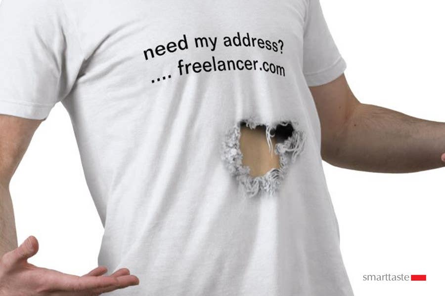 Tävlingsbidrag #852 för                                                 Need Ideas and Concepts for Geeky Freelancer.com T-Shirt
                                            