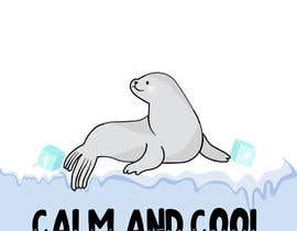#12 per Drawing of a seal and the message calm and cool da santalch