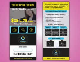 #69 for Postcard style flyer for telecom business double sided by nurmohammad9211